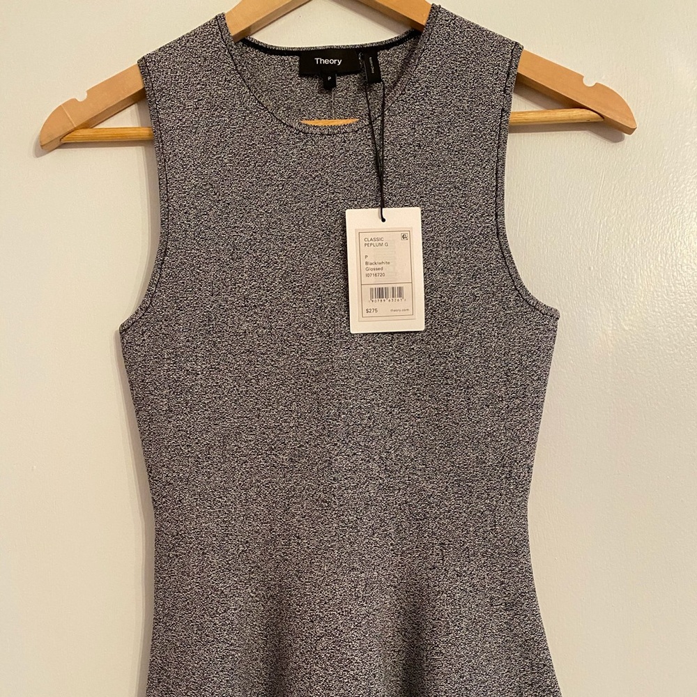 Theory women’s brand new peplum top - Picture 2 of 7